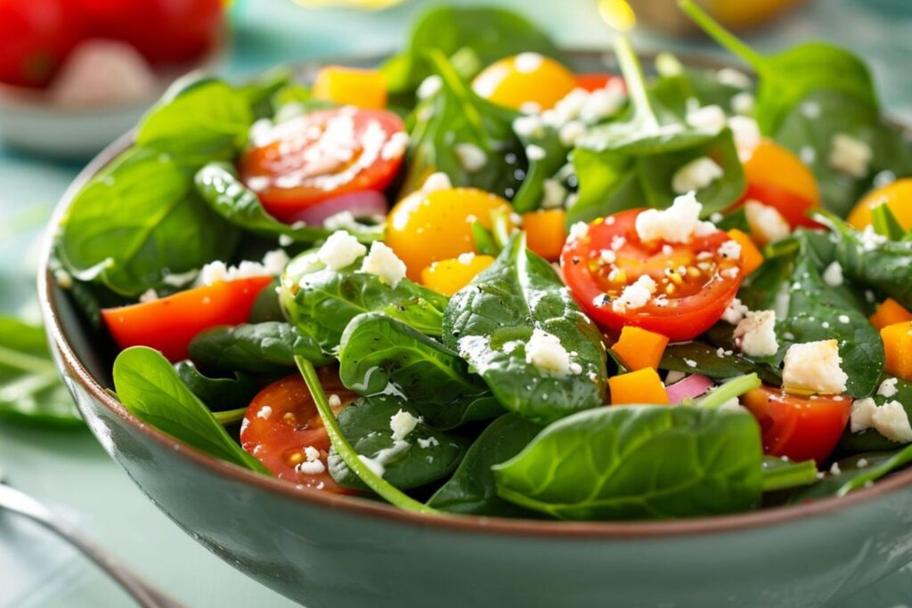 The Role Of Spinach In Enhancing Salad Texture