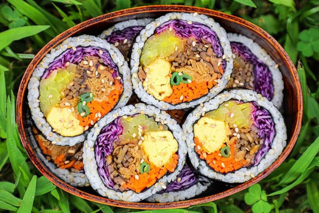 Using Frozen Ingredients For Faster Kimbap Recipe Prep